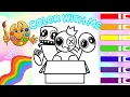 Rainbow Friends Coloring Pages Roblox Coloring With Me How to Draw