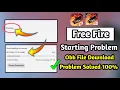 free fire starting problem | free fire obb file download problem | starting problem free fire