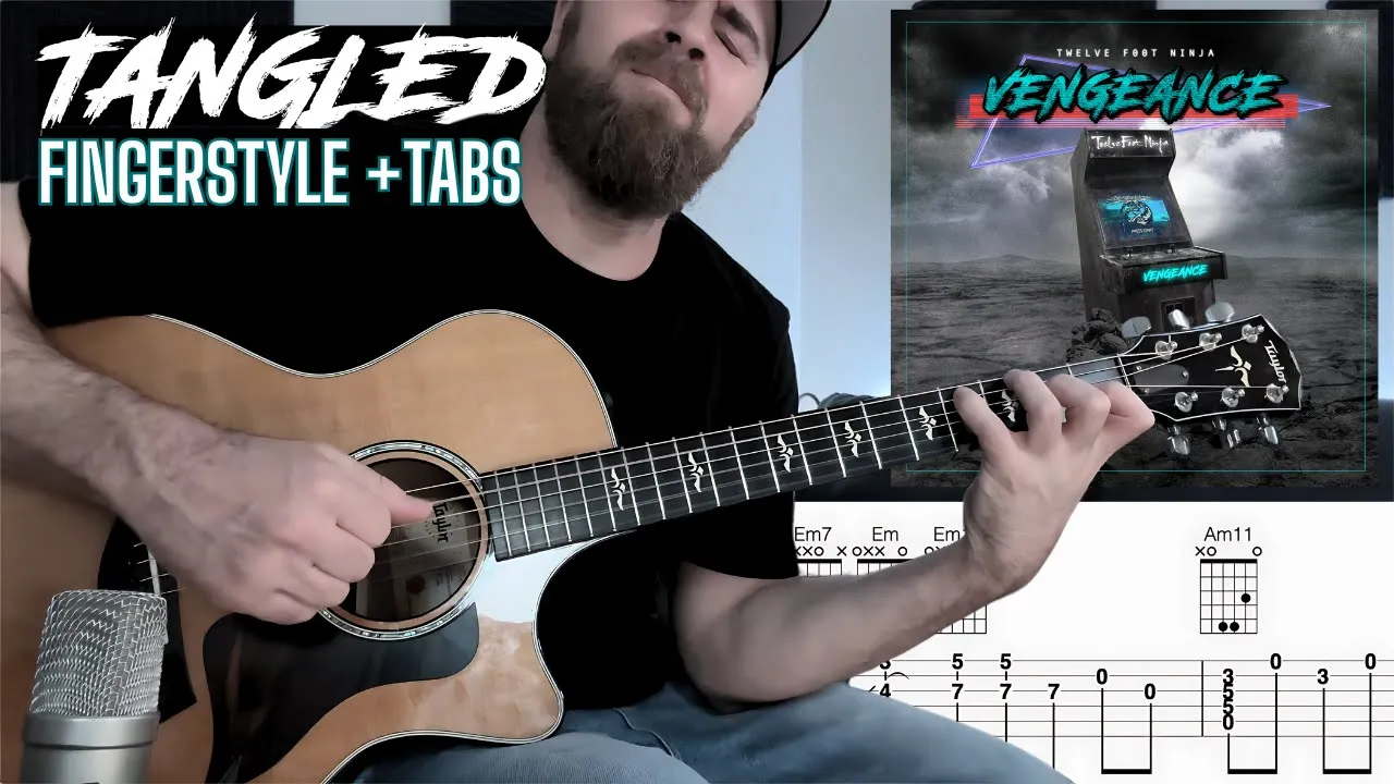 Twelve Foot Ninja - Tangled • Fingerstyle +Tabs