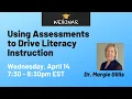 Using Assessment to Drive Literacy Instruction by Dr Margie Gillis