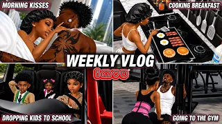 MY FAMILY MORNING ROUTINE IMVU Vlog