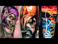 40 Colorful Half Sleeve and Forearm Tattoos Amazing Color Tattoos Colorful Tattoo Ideas