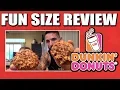 Fun Size Review Dunkin Donuts Apple Crisp Donut