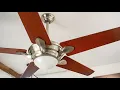 Brushed Nickel Casablanca Bel Air Ceiling Fan