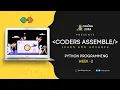 Coders Assemble PYTHON Language Week - 2 CodingCubs