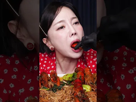 🦞 마라롱샤 & 소기름 짜장라면🍜 먹방 Spicy Mala Crawfish & Zzhajang Ramen! Ssoyoung ASMR