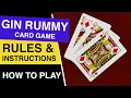 How to Play Gin Rummy Gin Rummy Card Game Complete Rules and Instructions