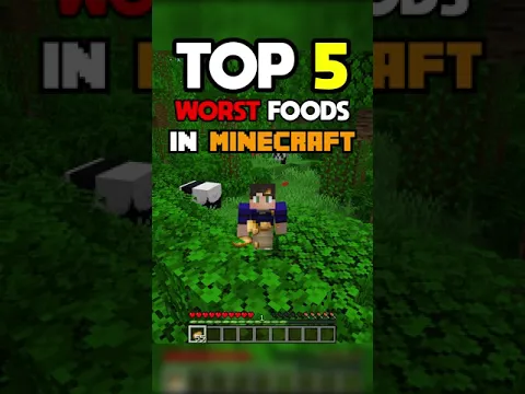 Minecraft: Top 5 Worst Foods