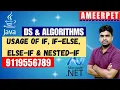 Data Structures and Algorithms Conditional Statements By Srinivas Ameerpet Technologies