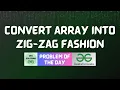 GFG POTD Convert array into Zig-Zag fashion GFG Solutions 09-06-2024