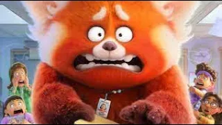 بنت مراهقه نامت مره وهى مضايقه صحيت لقت نفسها باندا حمرا ملخص فيلم Turning Red 