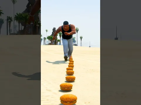 GTA 5: The BURGER Trap Worked on Franklin AGAIN! Michael Has Seconds to Save Him! 😱 #shorts