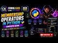 Membership Operators in Python in not in Complete Beginner Tutorial 2026