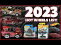 HOT WHEELS 2023 List All Super Treasure Hunts and Mainline Cars So Far