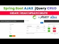 Build a COMPLETE Spring Boot AJAX jQuery CRUD Application in MINUTES