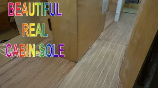 Building my steel sailing yacht Ep.68 I COMPLETE making the main cabin-sole (pt.4)