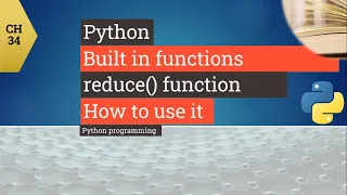 Python tutorial - Python function reduce
