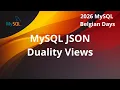 A Quick Intro to MySQL JSON Duality Views