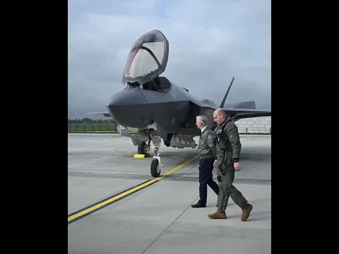 Belgian Air Force receives first three F-35 fighter jets at Florennes Air Base