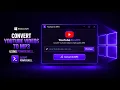 Convert YouTube s to MP3 Using PowerShell No Python