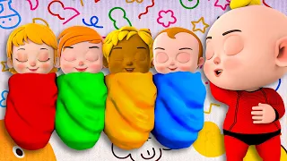 Ten in the Bed (Camping Version) | Funny Nursery Rhymes & More Kids Songs | Little PIB Animal RED