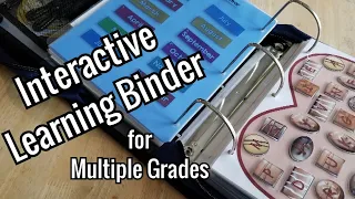 Interactive Learning Binder for Multiple Grades using Free Printables