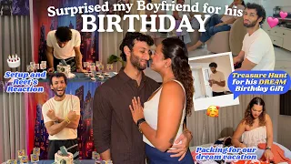 *SURPRISE* Avengers Birthday for My Boyfriend! Setup & Reaction! #HustleWSar