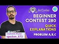 Atcoder Beginner Contest 280 Solutions Problem A B C