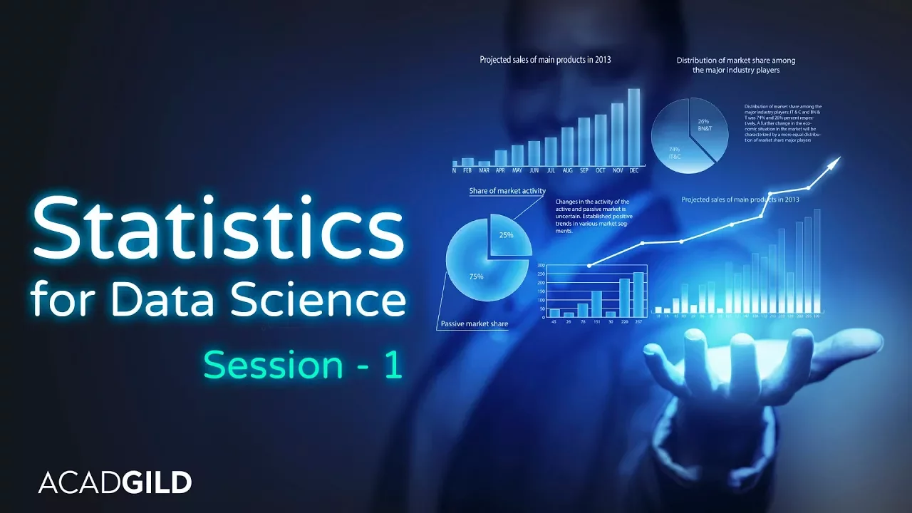 Statistics Tutorial for Data Science Part-1\| Introduction to Statistics \| Data Science Tutorial