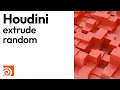 houdini extrude random