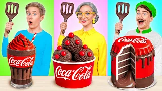 أنا مقابل جدتي في تحدي تحضير الطعام حيل طبخ بسيطة Multi DO Challenge 