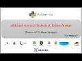 zfill and center methods of Python Strings -28