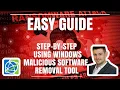 Simple Step-by-Step overview guide on Windows Malicious Software Removal Tool Virus Protection