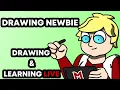 Download Lagu Help Me Learn ART. Drawing on a Wacom Drawing Tablet LIVE 🔴