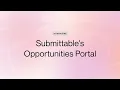 Introducing Submittable s Opportunities Portal
