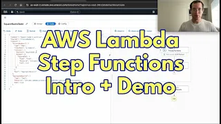 AWS Step Functions Tutorial Lambda Map State Example Square Numbers in Parallel
