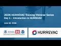 2026 HURREVAC Webinar - Intro to HURREVAC