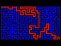 Shortest Path Finder Solves a Hunt and Kill Maze Full Length