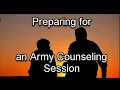 Preparing for an Army Counseling Session - Free Checklist