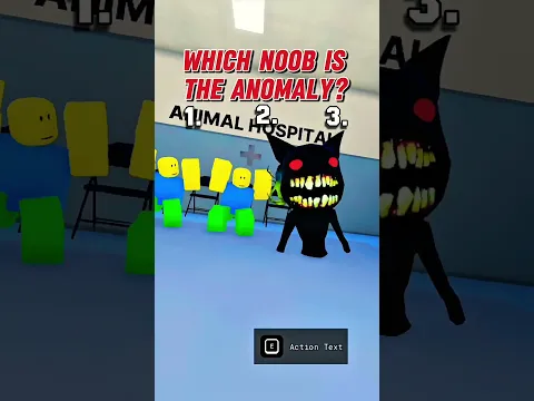 The fake Roblox Noob is hiding… can you find it? 🔎 #shorts #challenge #roblox