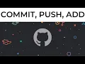 GIT Commit GIT Push GIT Add