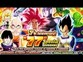 GLOBAL 7TH ANNIVERSARY 77 CHARACTERS MULTI SUMMON 3 GUARANTEED LRS Dragon Ball Z Dokkan Battle