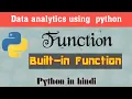 built in function of python in
