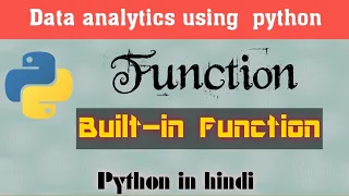 built in function of python in