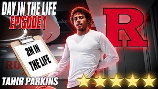 I SPENT THE DAY AT RUTGERS WITH 5 STAR FRESHMAN TAHIR PARKINS