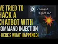 We Tried to Hack a Chatbot LLM API with Command Injection Here s What Happened