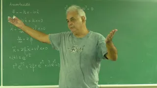 Aula 17.3 - Equação de movimento, solução geral e solução para amortecimento fraco