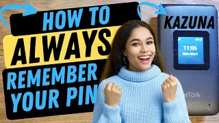 Kazuna Flip Phone - How to Set Up Your PIN and Never Forget