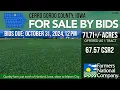 For Sale By Bids 71 71 - Acres Cerro Gordo County Iowa