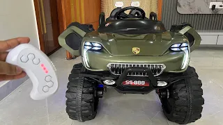 Powerful 4x4 RC Porsche Car Unboxing & Testing | Remote Control Ride on Porsche Car🔥🔥